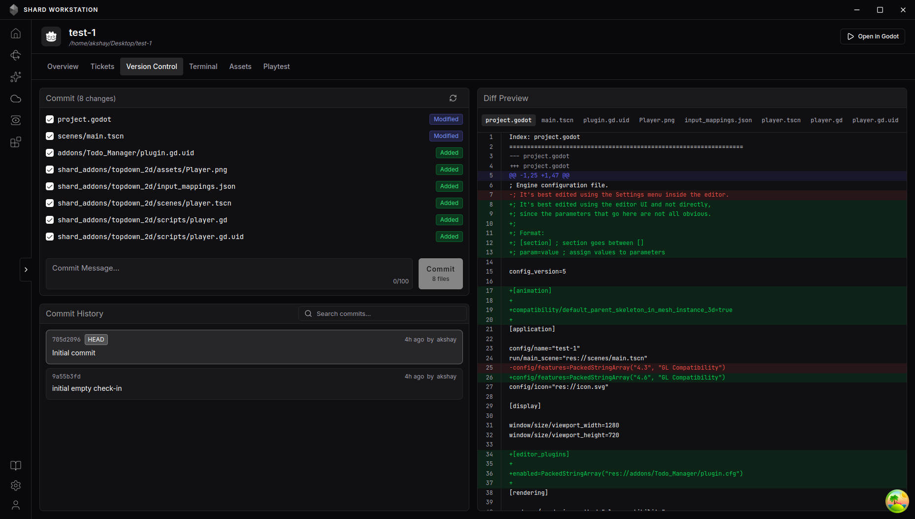 New Workstation UI